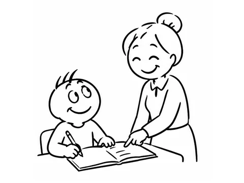 Ilustración de admirar