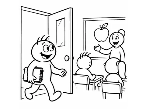 Ilustración de asistir a un evento